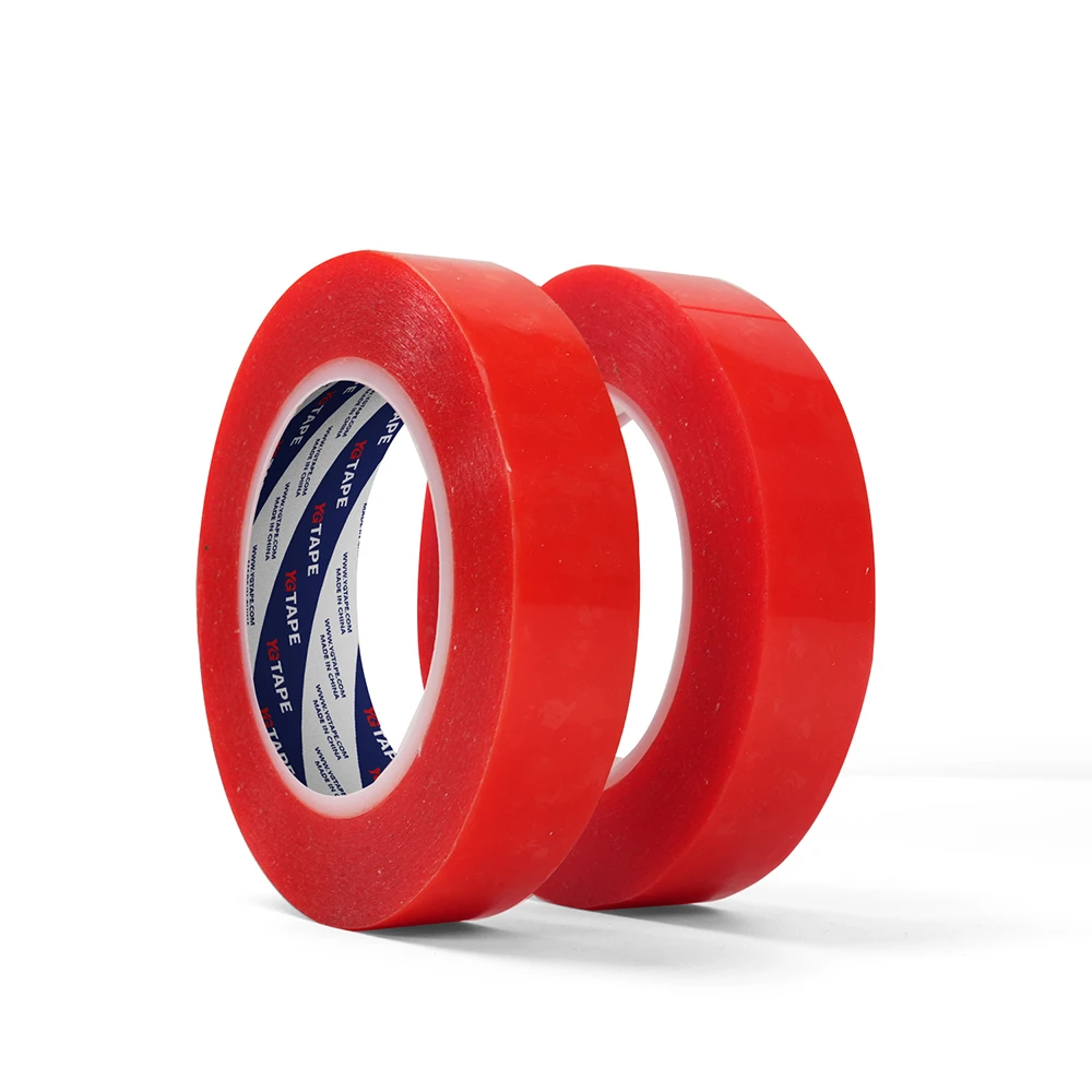 2 .Double Sided Red Liner PET Tape.webp